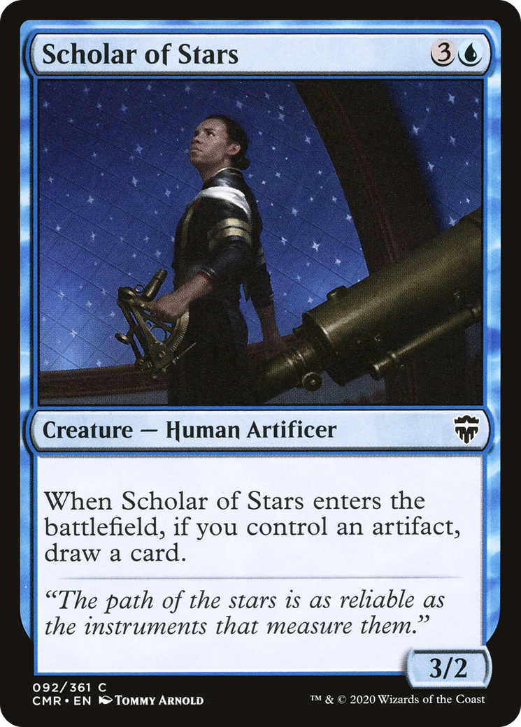 Érudit des étoiles (CMR-092) - Commander Legends Foil