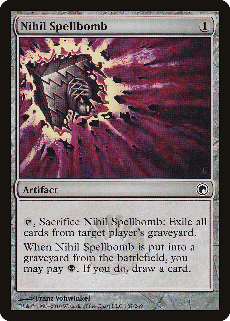 Nihil Spellbomb (SOM-187) - Scars of Mirrodin Foil