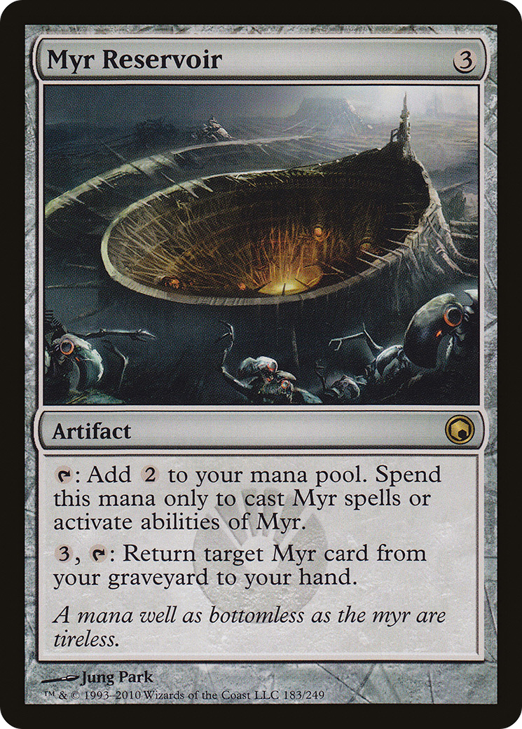 Réservoir Myr (SOM-183) - Feuille des Cicatrices de Mirrodin