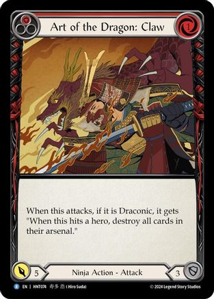 Art du Dragon : Griffe (HNT074) - L'Arc-en-ciel traqué