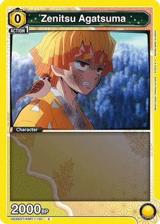 Zenitsu Agatsuma (101) (UE05ST/KMY-1-101) - Demon Slayer Kimetsu no Yaiba Starter Deck