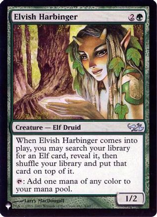 Elvish Harbinger (Retro Frame) (LIST-APR-62) - The List Reprints