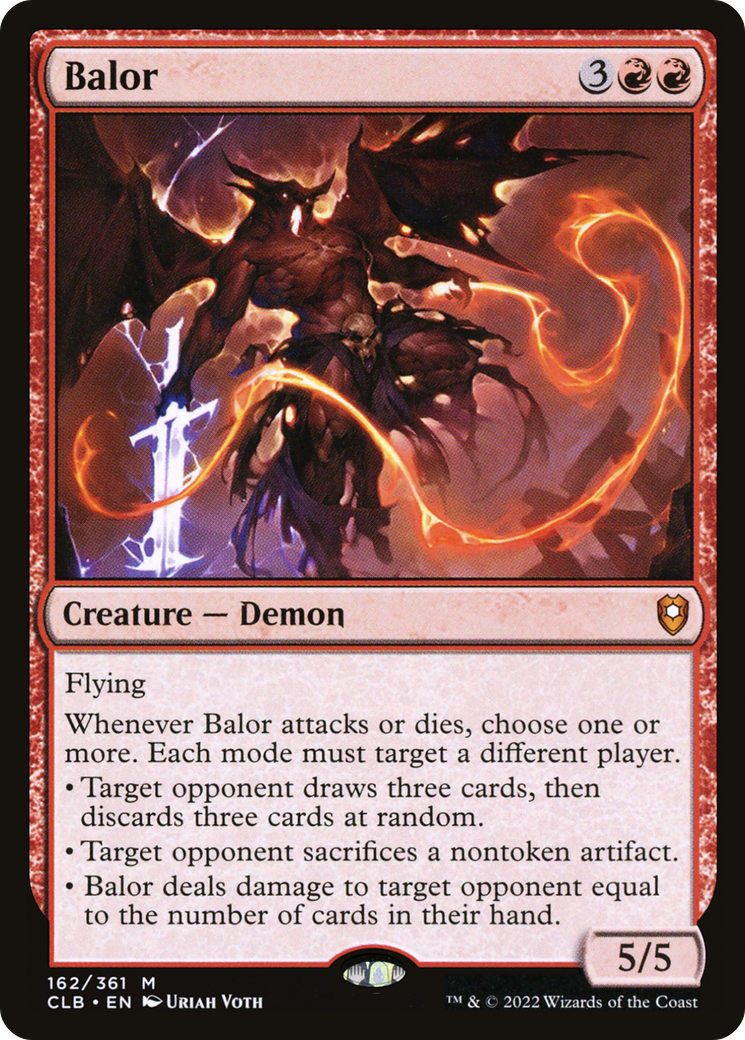Balor (CLB-162) - Commander Legends : La Bataille pour Baldur's Gate (Foil)