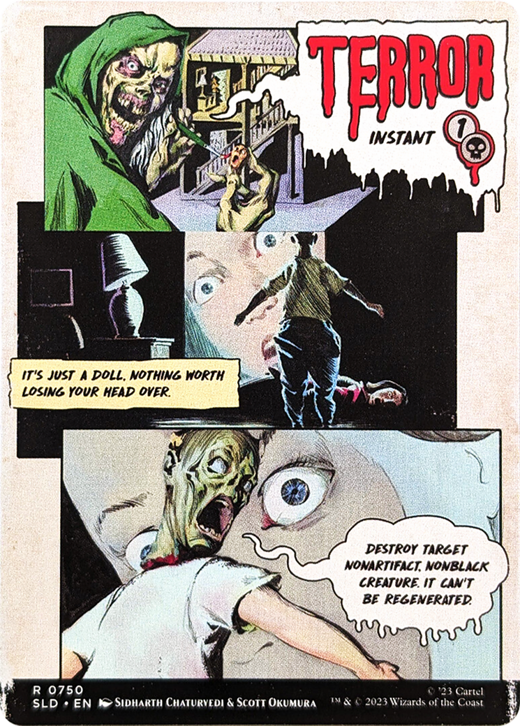 Terror (SLD-750) - Secret Lair Drop (Borderless) Foil