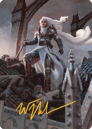 Thalia, Heretic Cathar Art Card (Gold-Stamped Signature) (AAINR-002) - Innistrad Remastered