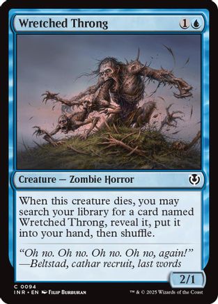 Wretched Throng (INR-094) - Innistrad Remasterisé