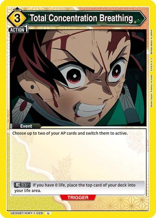Total Concentration Breathing (029) (UE05BT/KMY-1-029) - Demon Slayer Kimetsu no Yaiba