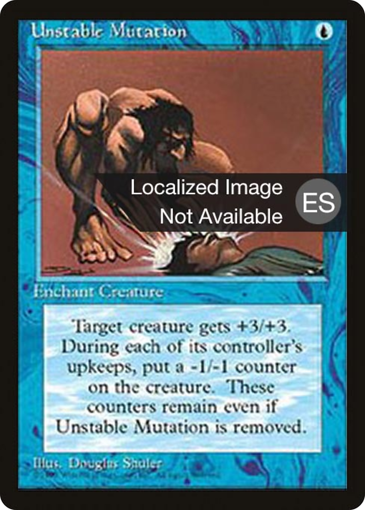 Unstable Mutation (4BB-) - Fourth Edition Foreign Black Border