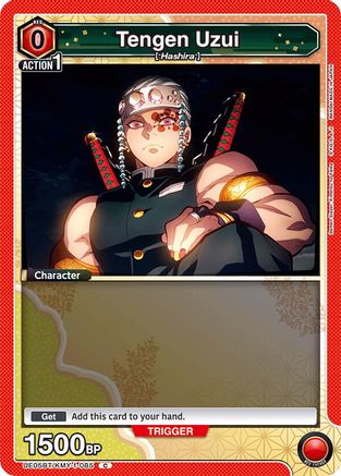 Tengen Uzui (085) (Box Topper Foil) (UE05BT/KMY-1-085) - Demon Slayer Kimetsu no Yaiba Foil