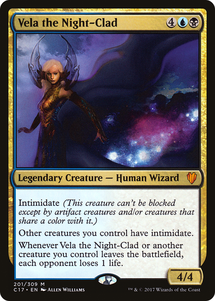 Vela the Night-Clad (C17-201) - Commander 2017