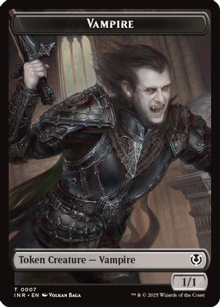 Jeton double face Vampire (0007) // Vampire (0008) (INR-7 // 8) - Innistrad Remastered