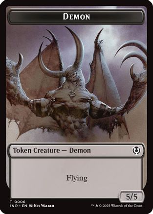 Jeton double face Démon // Clerc humain (INR-6 // 19) - Innistrad Remastered