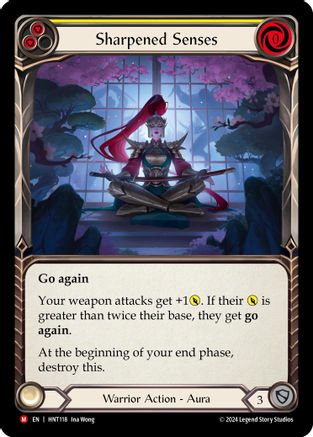 Sharpened Senses (HNT118) - The Hunted Rainbow Foil