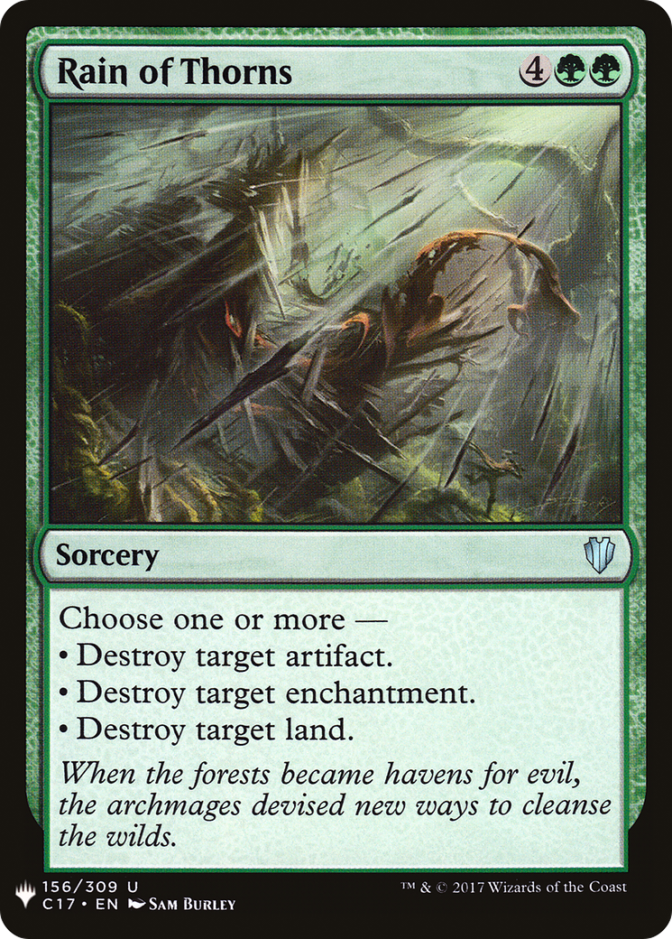 Rain of Thorns (LIST-C17-156) - The List