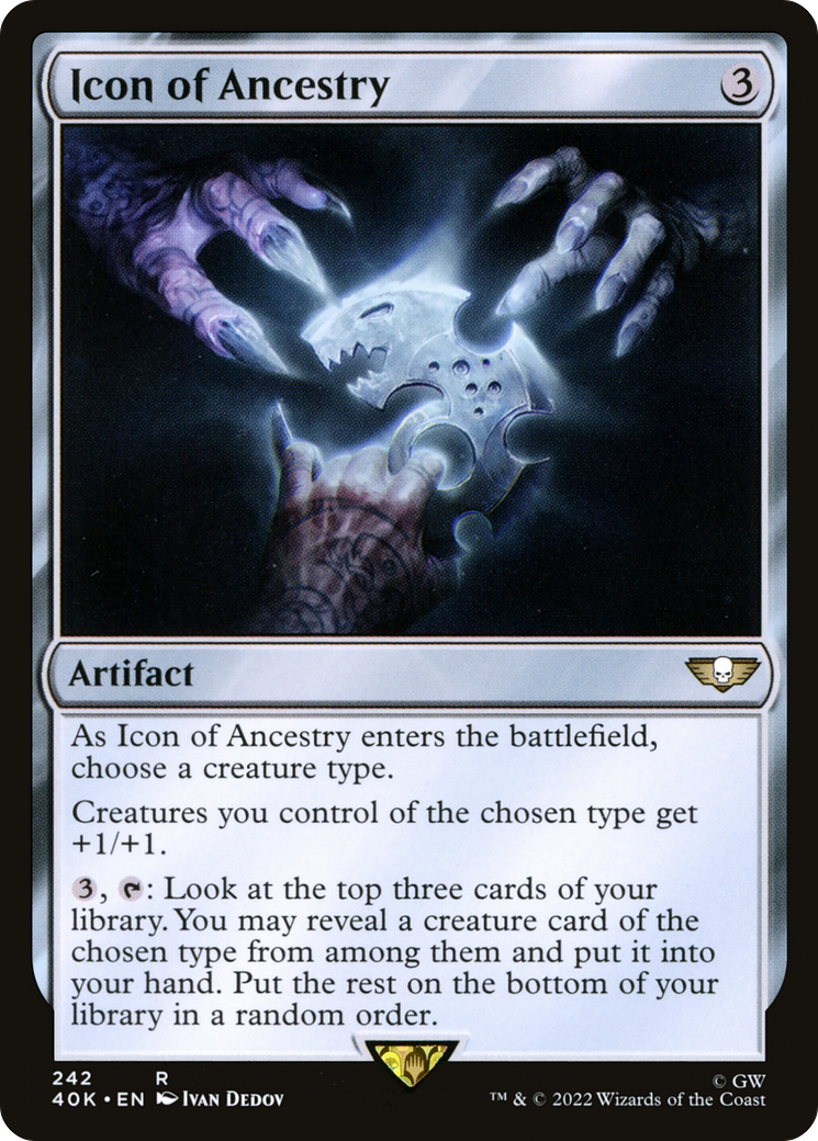 Icône d'ascendance (40K-242) - Commandant Warhammer 40,000