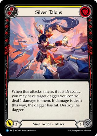 Silver Talons (Jaune) (HNT081) - L'arc-en-ciel traqué
