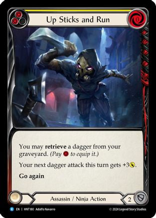 Lève les bâtons et cours (jaune) (HNT180) - La traque