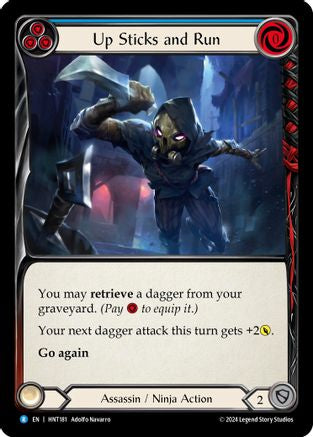 Lève les bâtons et cours (bleu) (HNT181) - Le traqué