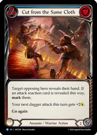 Coupés du même bois (Bleu) (HNT204) - Le traqué