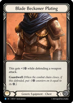 Placage de Blade Beckoner (HNT217) - Le Traqué