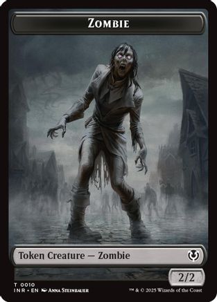 Zombie (0010) // Jeton double face Sang (INR-10 // 21) - Innistrad Remastered