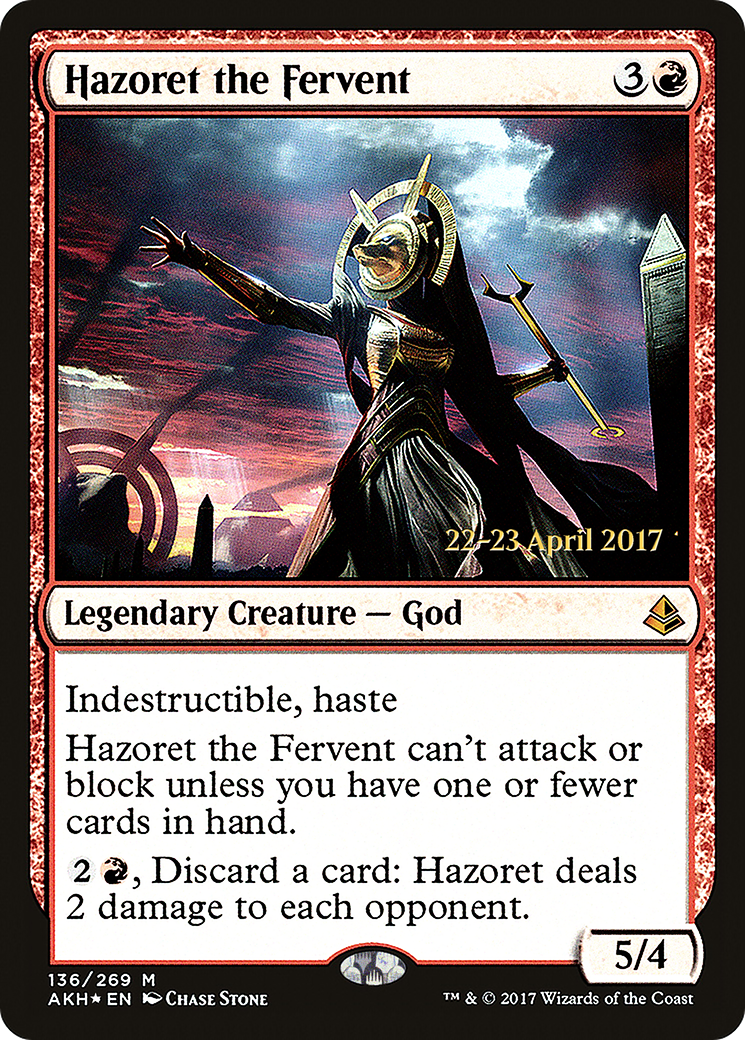 Hazoret le Fervent (PAKH-136S) - Amonkhet Promos Foil