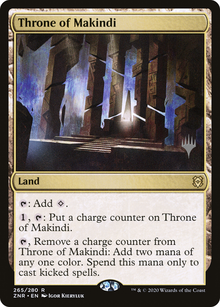 Throne of Makindi (PPZNR-265) - Zendikar Rising Promos Foil
