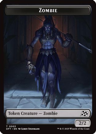 Zombie (0003) // Jeton double face pilote (DFT-3 // 1) - Aetherdrift