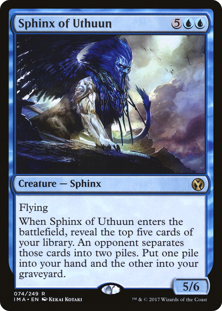 Sphinx of Uthuun (IMA-074) - Iconic Masters Foil