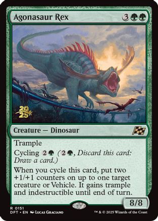 Agonasaur Rex (PRE-151) - Cartes de pré-version Foil