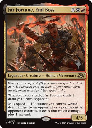 Far fortune, End Boss (PPDFT-203) - Promo Pack: Aetherdrift Foil