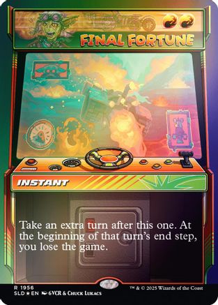 Final Fortune (Rainbow Foil) (SLD-1956) - Secret Lair Drop Series Foil