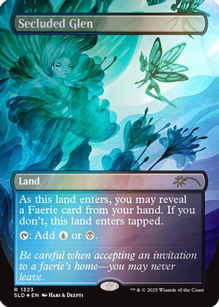 Secluded Glen (Rainbow Foil) (SLD-1323) - Secret Lair Drop Series Foil
