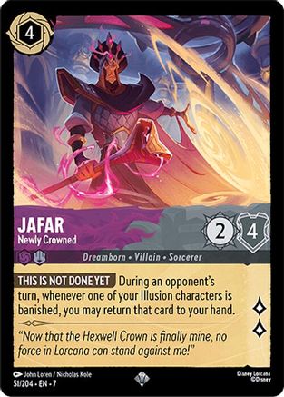 Jafar - Nouvellement couronné (51/204) - Feuille froide de l'île d'Archazias