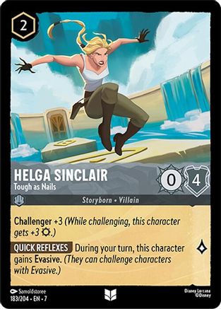 Helga Sinclair - Tough as Nails (183/204) - Feuille froide de l'île d'Archazias