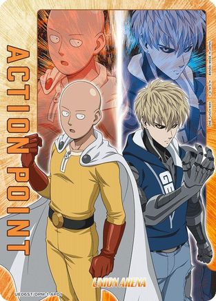 Action Point Card (AP01) (UE06ST/OPM-1-AP01) - One Punch Man Starter Deck