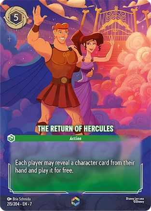 Le Retour d'Hercule (Enchanté) (215/204) - Holofoil de l'île d'Archazias