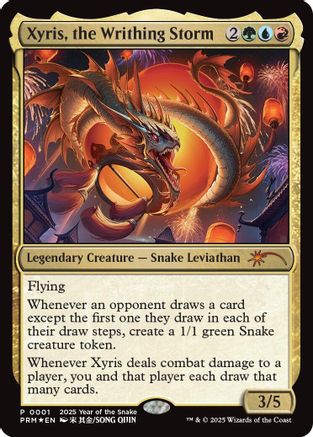Xyris, the Writhing Storm (Year of the Snake 2025) (SSP-001) - Standard Showdown Promos Foil