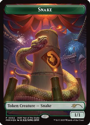 Snake Token (Year of the Snake 2025) (SSP-002) - Standard Showdown Promos Foil