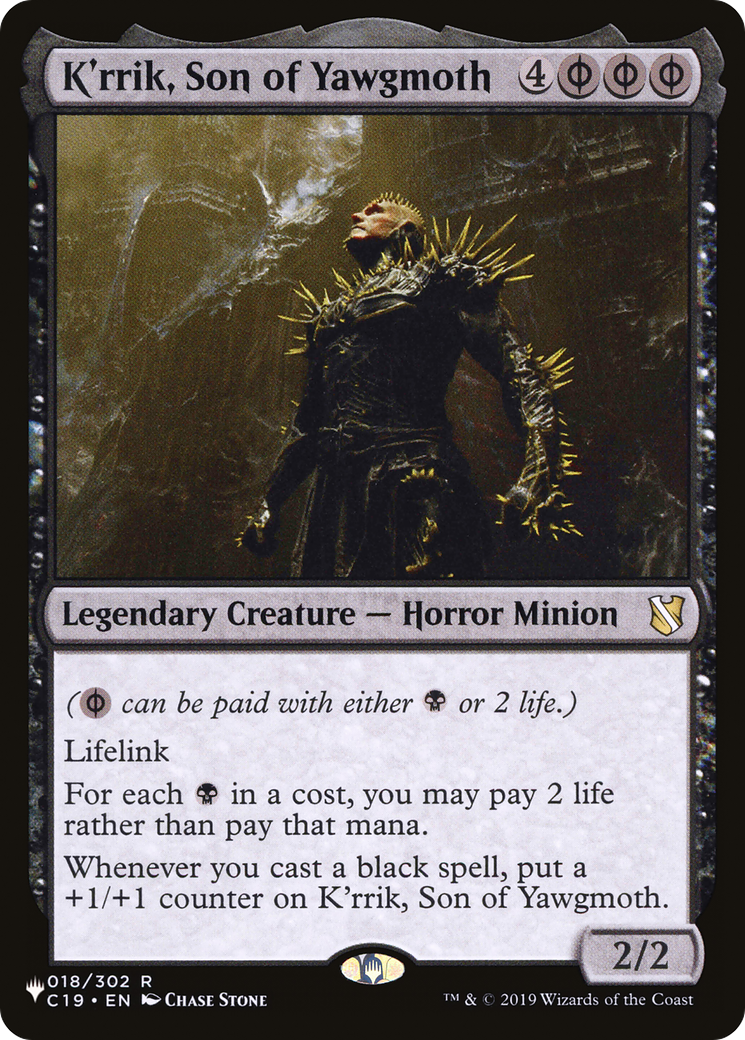 K'rrik, Son of Yawgmoth (LIST-C19-18) - The List