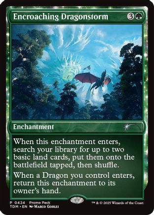Encroaching Dragonstorm (PPTDM-424) - Promo Pack: Tarkir: Dragonstorm