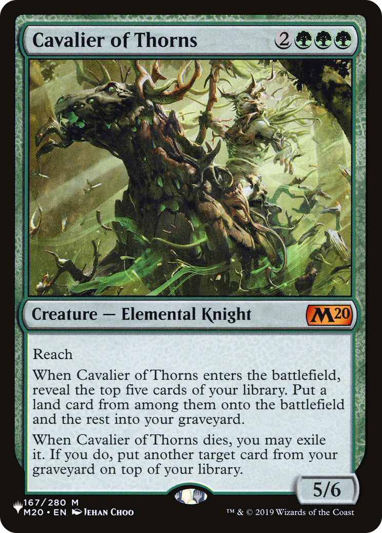 Cavalier of Thorns (LIST-167/280) - The List