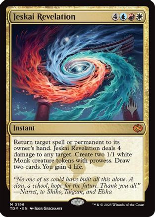 Révélation Jeskaï (PPTDM-196) - Pack promotionnel : Tarkir : Tempête de dragons