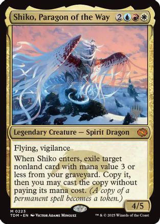 Shiko, Parangon de la Voie (PPTDM-223) - Pack promotionnel : Tarkir : Tempête de dragons