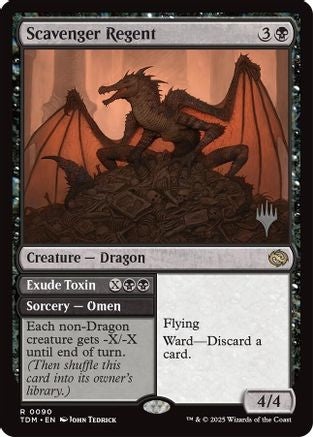 Scavenger Regent (PPTDM-090) - Promo Pack: Tarkir: Dragonstorm Foil