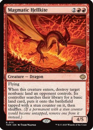 Magmatic Hellkite (PPTDM-111) - Pack promotionnel : Tarkir : Tempête de dragons