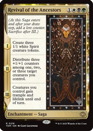 Revival of the Ancestors (PPTDM-218) - Promo Pack: Tarkir: Dragonstorm Foil