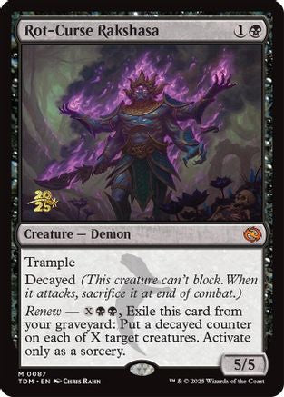 Rot-Curse Rakshasa (PRE-087) - Prerelease Cards Foil