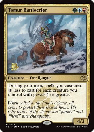 Temur Battlecrier (PRE-228) - Prerelease Cards Foil