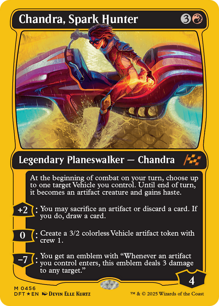 Chandra, Chasseur d'Étincelles (Première place) (DFT-456) - Aetherdrift Foil